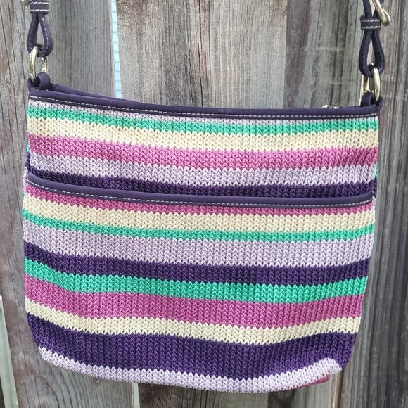 The Sak Crochet Striped Shoulder Bag - Picture 4 of 6